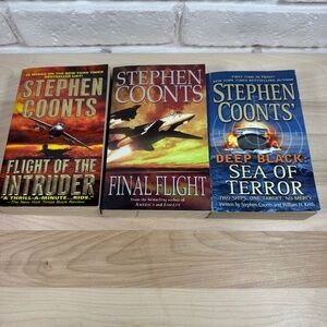 Stephen Coonts FLIGHT OF THE INTRUDER, FINAL FLIGHT, DEEP BLACK: SEA OF TERROR
